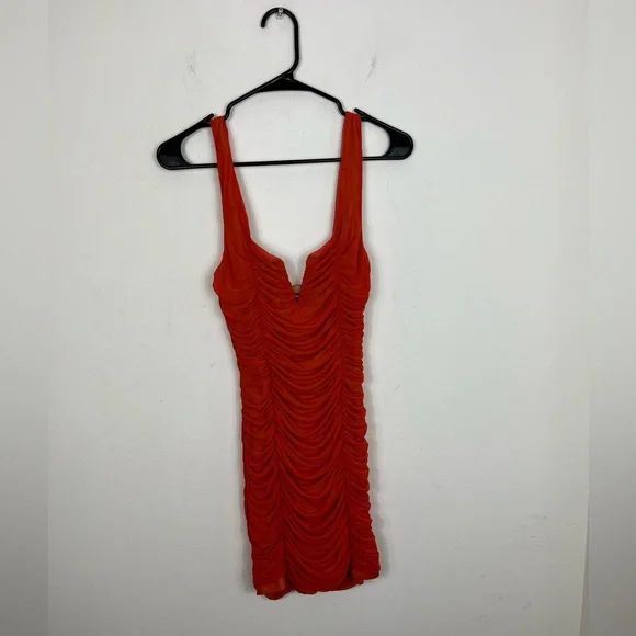 Superdown x Draya Michele Marlene Ruched Mini Dress Sz S - Picture 4 of 13